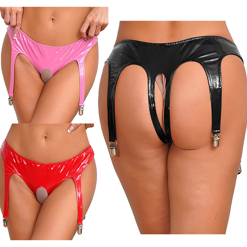 Womens Briefs Comfortable Thong Soft Underwear Open Crotch Clubwear Carnivals
