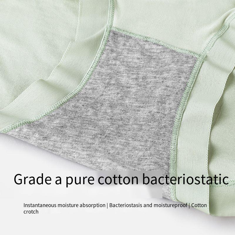3Pack Antibacterial Breathable Girls’ Bottoms Women’s Cotton Crotch Trunks