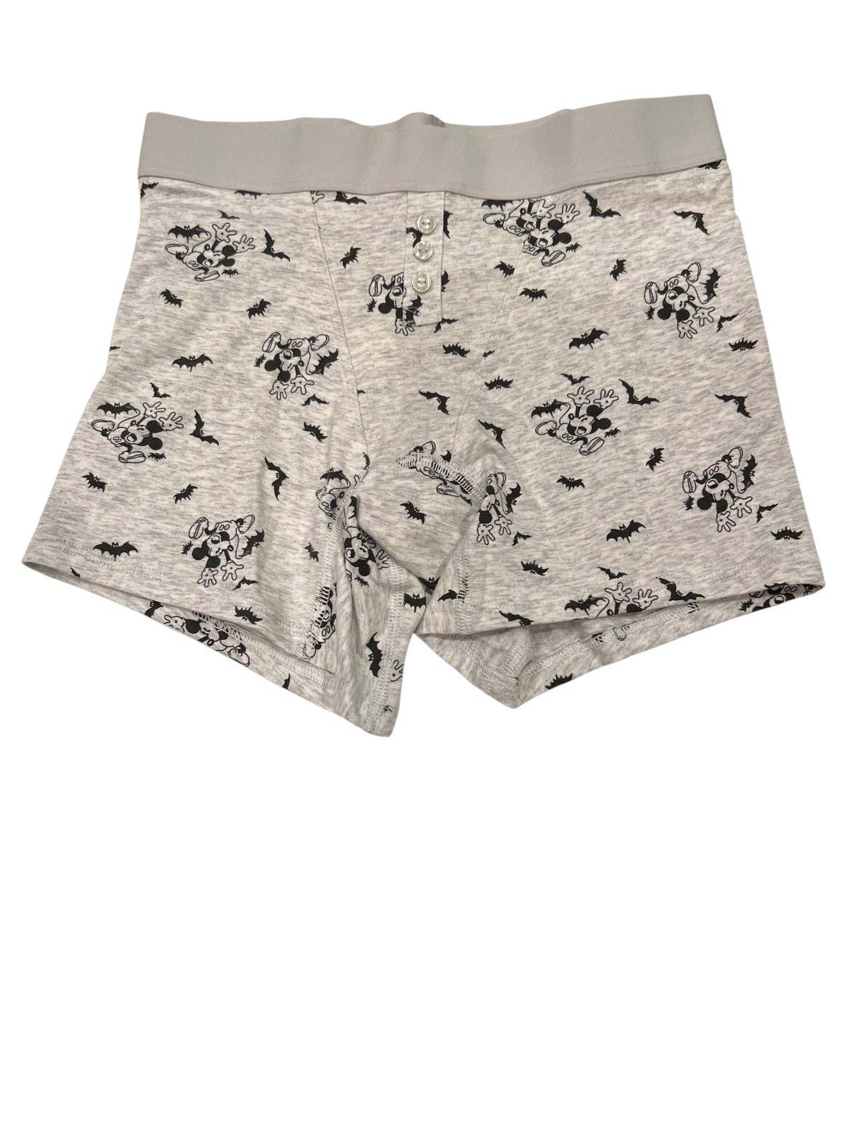 NWT AERIE High Rise Boyshort Pantie Sz XS-XL-XXL Gray Black Mickey Mouse Bats