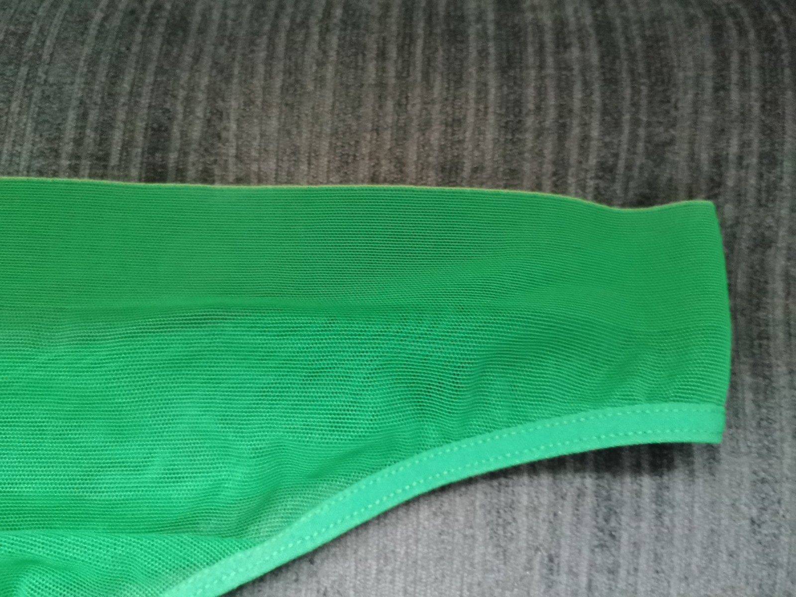 Asos Design Green Maddy Clean Mesh Micro Thong Size 10