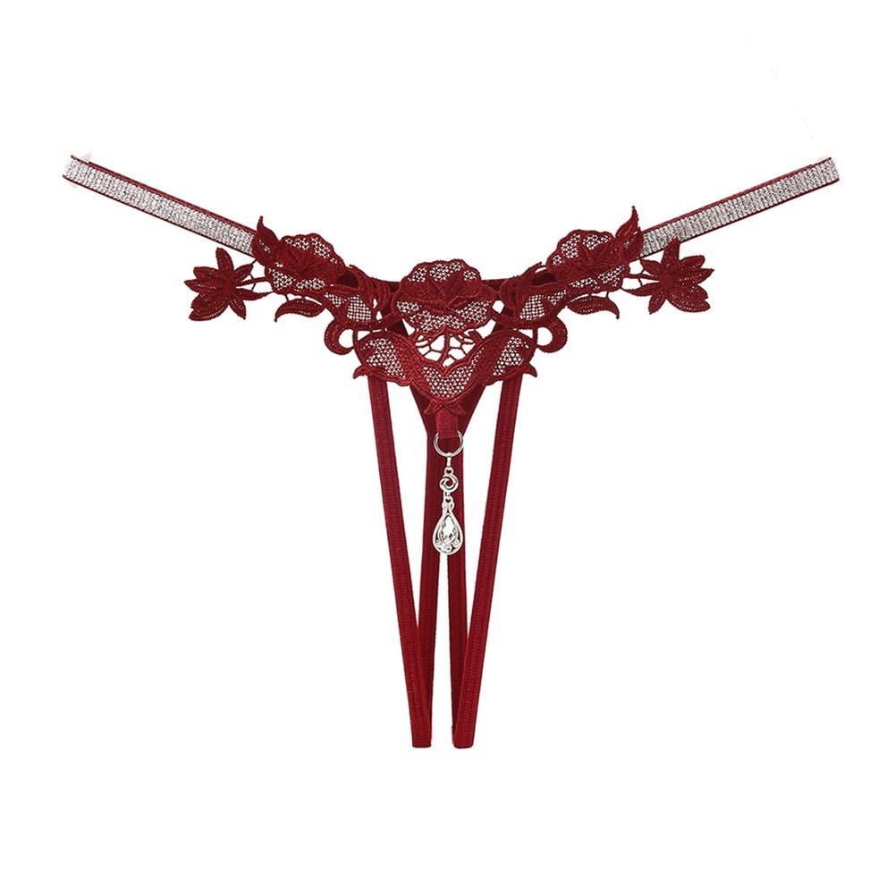 Home Sleeping Underwear Panties Cute With Pearls G String Lace Sexy String
