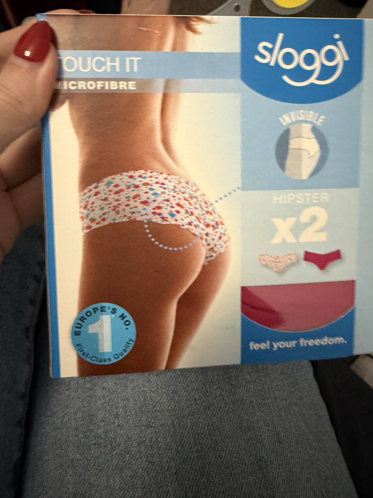 Sloggi Invisible Hipsters Size L 2 Pack BNIB Uk 16-18