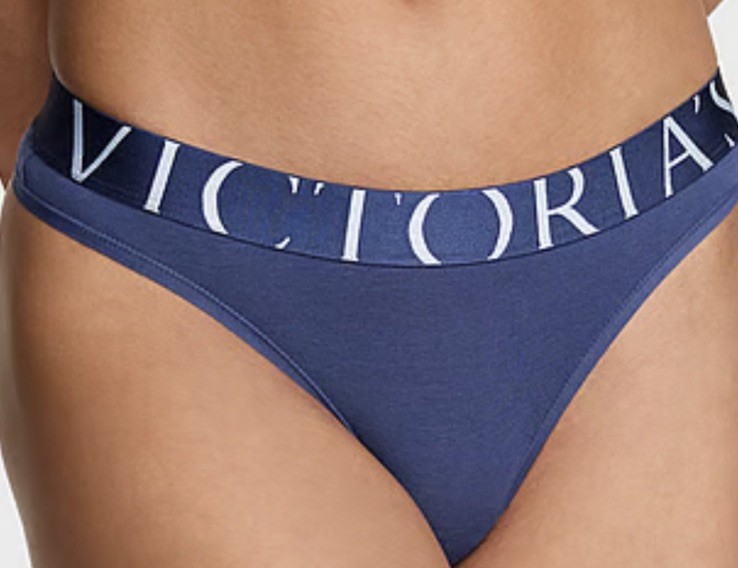 NWT VICTORIA’S SECRET 🌹EXPLODED INK BLUE🌹 X-LARGE THONG