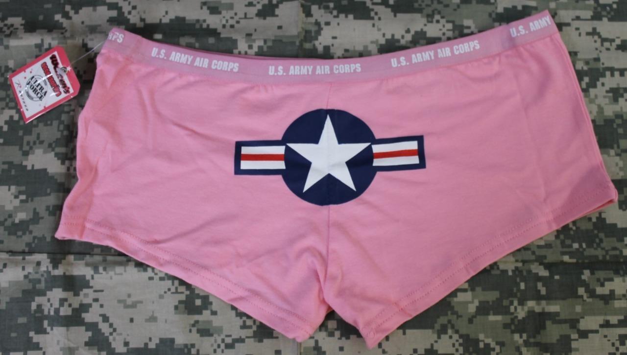 Rothco 3676 Pink U.S. Army Air Corps Women’s Booty Shorts CHOICE SIZE NEW!