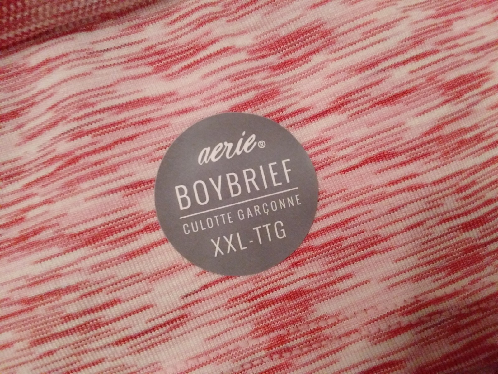 Panties 2 NWT Pair Aerie Boybrief Underwear Pink Red XXL