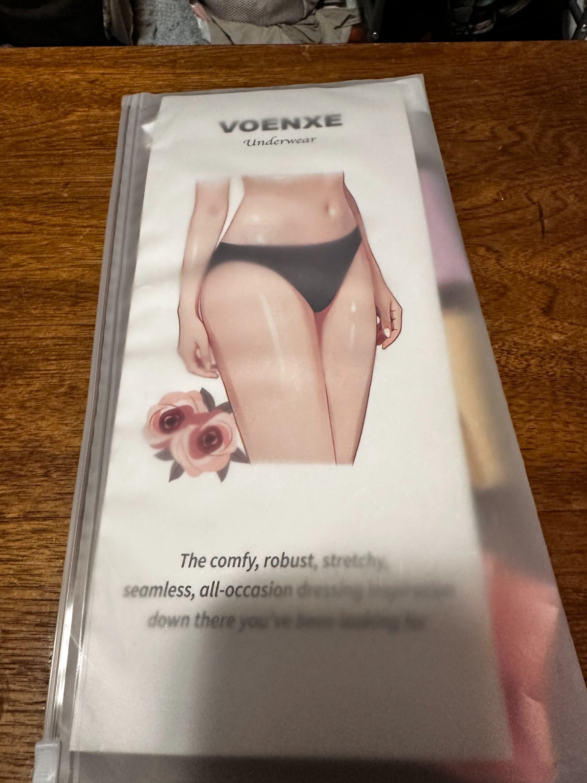 Voenxe Seamless XXL Women Underwear Thongs,No Show Thong,No Line Workout. 4-PACK