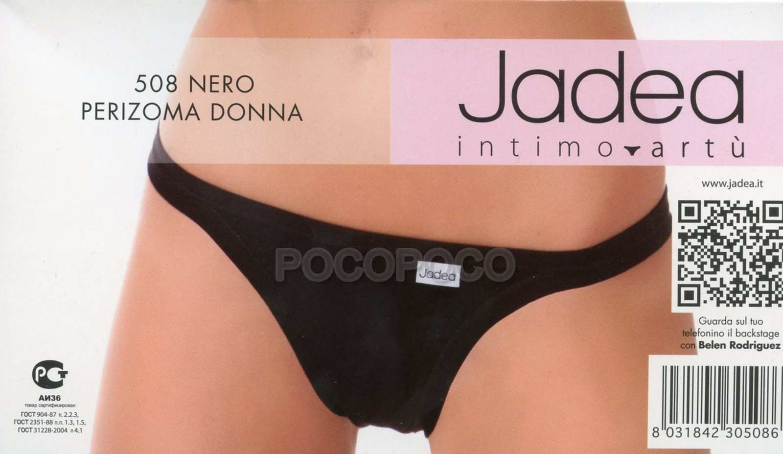 6 Perizoma vita bassa da donna cotone modal elastico Jadea slip string tanga