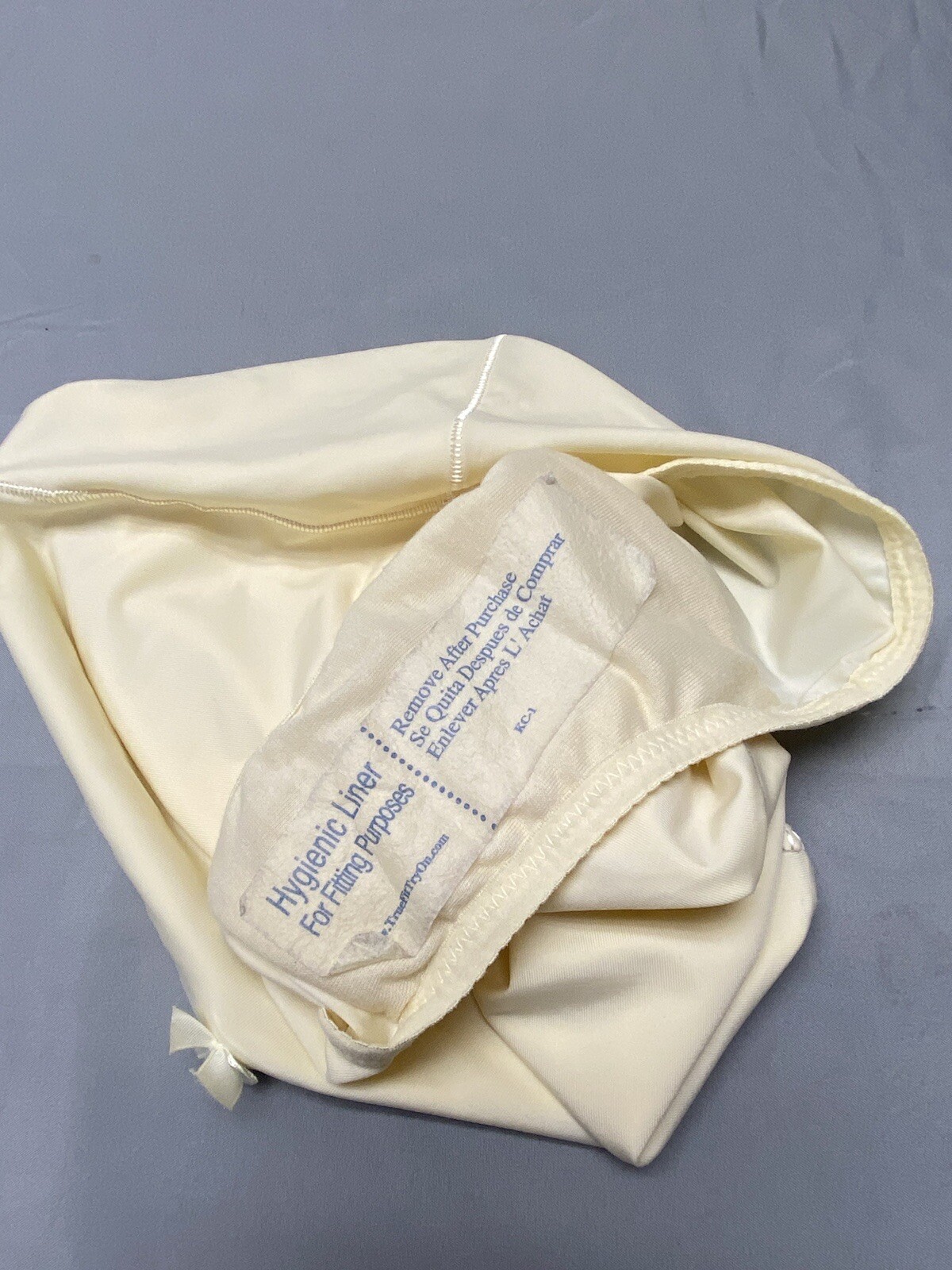 Carol Nior High Waist Body Shaper Panties Underwear Pale Yellow XL NWOT