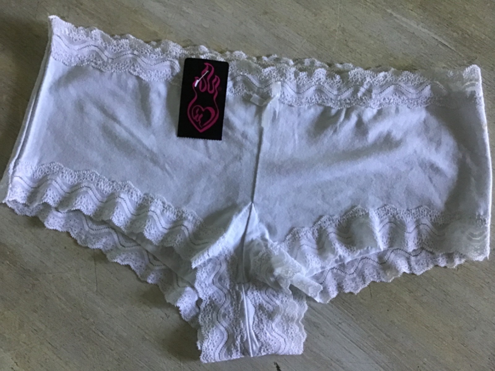 NWT TORRID Cheeky White Cotton Paties Underwear Sz 0X or 1x Free Shipping