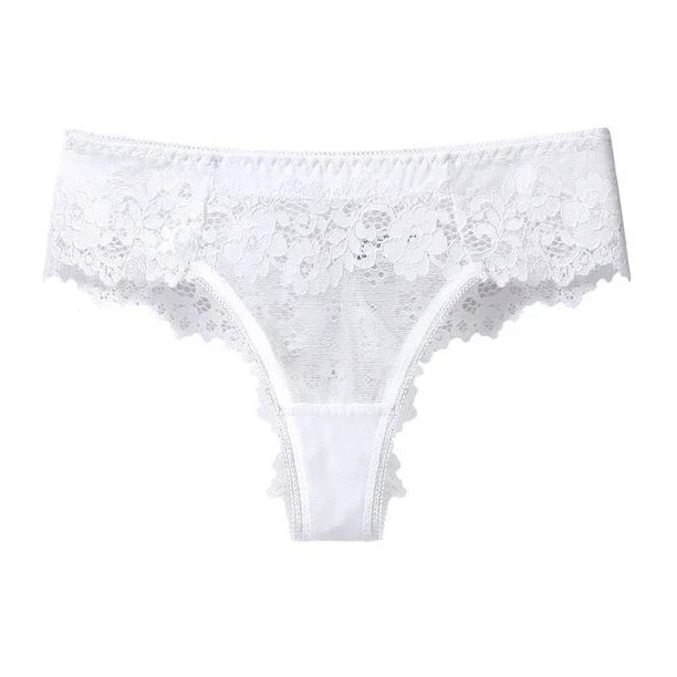 5 Packs/Lot Sexy Womens Panties Full Briefs Underwear See Through Intimate Pan