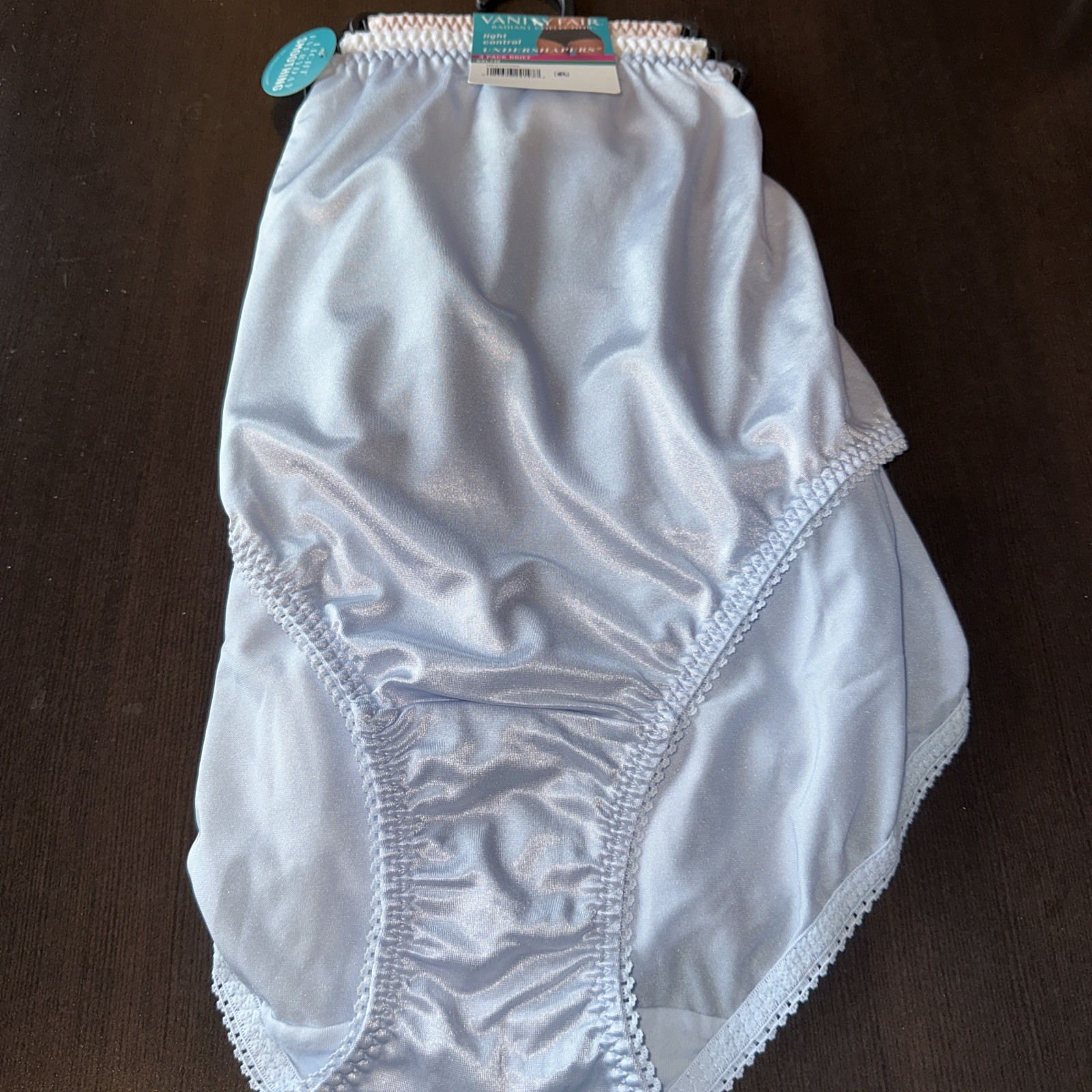 Vanity Fair Radiant Undershapers Brief Underwear 3 Pk Nylon Women 5XL/12 *notes