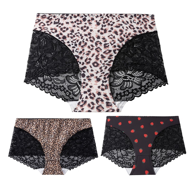 3Pack Lot Sexy Ladies Womens Lace Panties Lingeries French Sheer Underwear Brief
