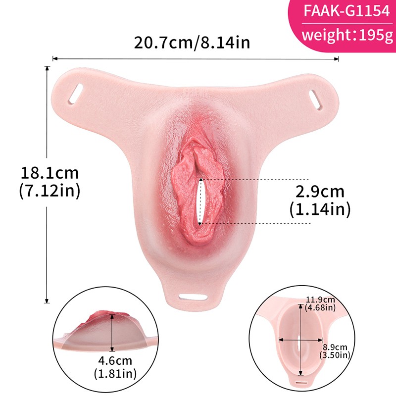 Men’s Hiding Gaff Panties Silicone Thong Panties for Crossdressing Transgender