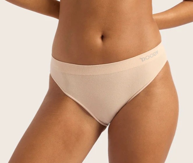 Boody Classic Bikini Sz Ex-Large XL Soft Comfy VISCOSE Great Fit Beige