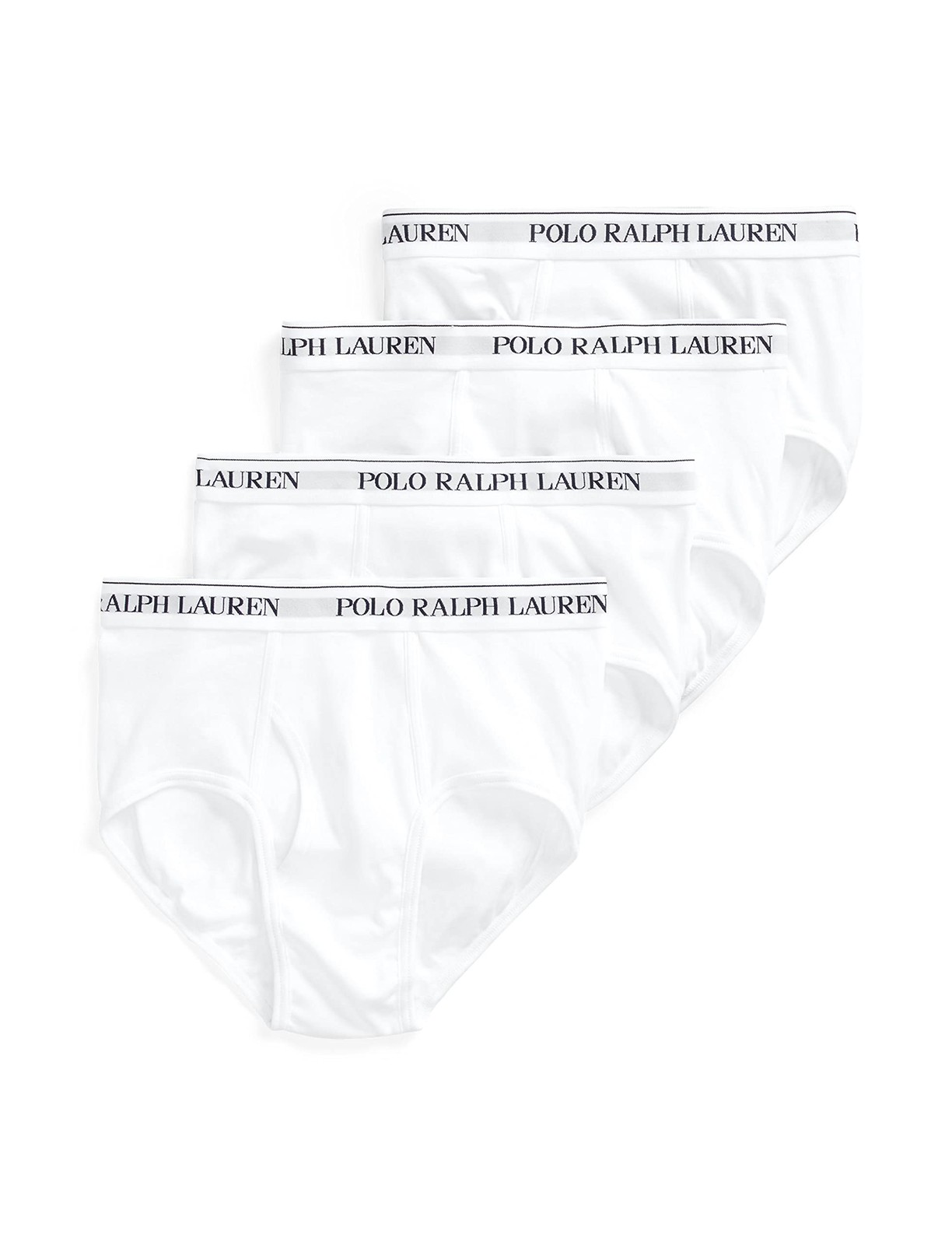 POLO RALPH LAUREN Mens Classic Fit Cotton 4-pack Medium, White – 4 Pack