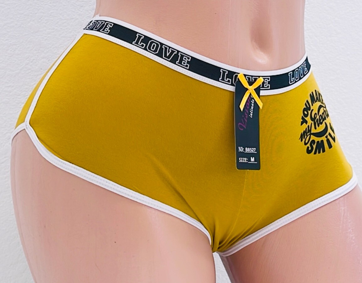 Lot 6 Boxer Briefs Sexy Women’s Underwear Panties Boyshort Sleep Kincker 6826 M