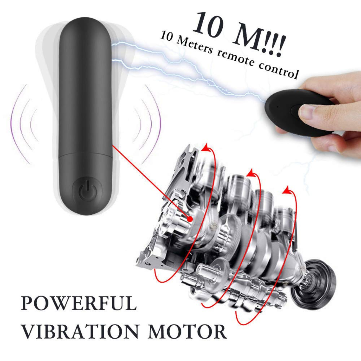 10 Function Wireless Remote Control Vibrating Panties Underwear Women Panties