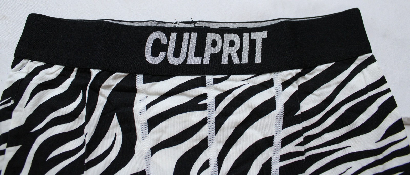 Culprit Women’s Breathable Soft Mid-High Waist Lady Boxers DH3 Zebra XS NWT