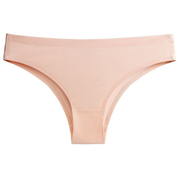 6 Pack Lot Womens Ice Silky Panties Briefs Seamless Thongs Underwear Lingeries