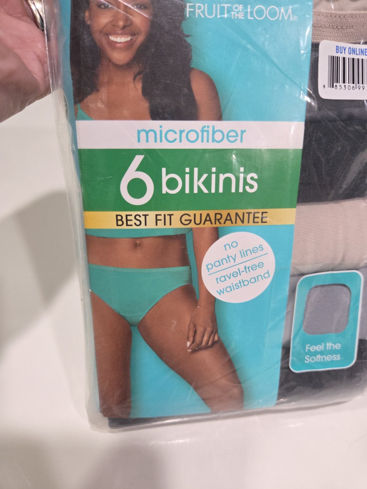Fruit of the Loom Women Size 4/XS Bikini Panties Underwear Swim Bin