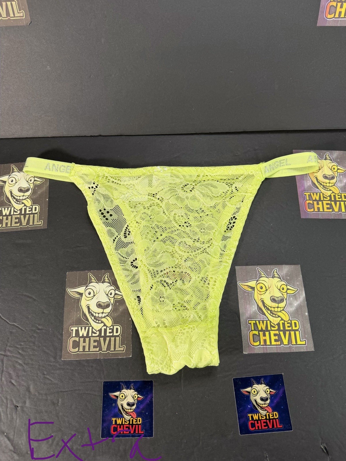 Rue21 True Women M Brazilian Panty Underwear See Through Mesh Sheer Floral Angel