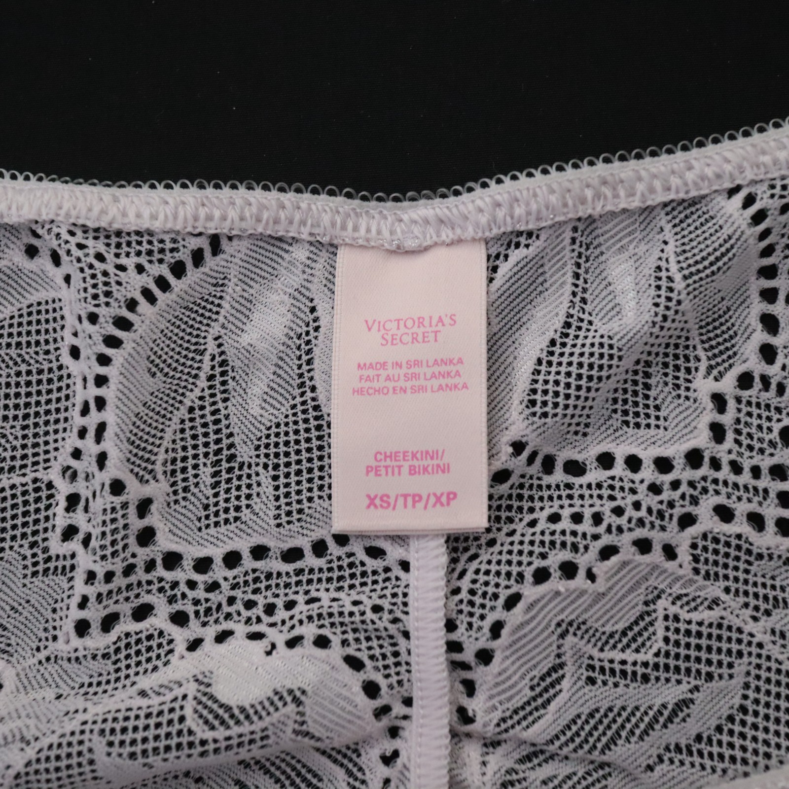 NEW Victoria’s Secret VTG Dream Angels Smooth Satin Cheekini Panty XS XSMALL