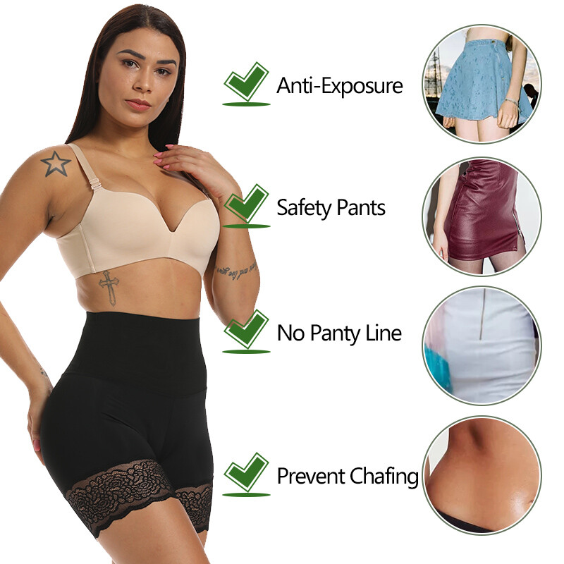 Fajas de cintura alta para mujer para pantalones cortos de vestir ropa interior