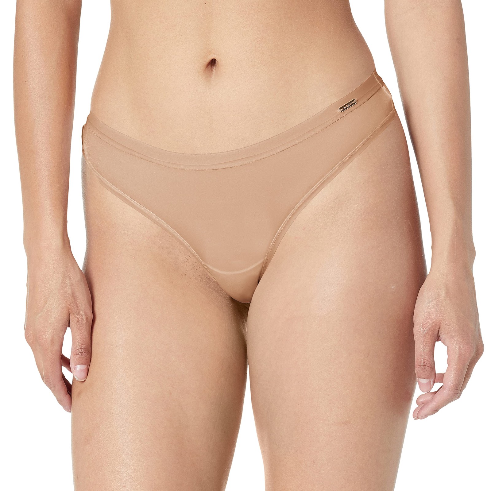 Le Mystere Infinite Comfort Panty Thong Panties Natural, Large-X-Large