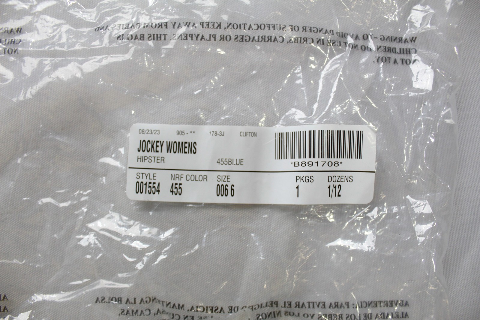 Jockey Women’s Soft Breathable Cotton Stretch Hipster DH3 Blue Medium (US 6)