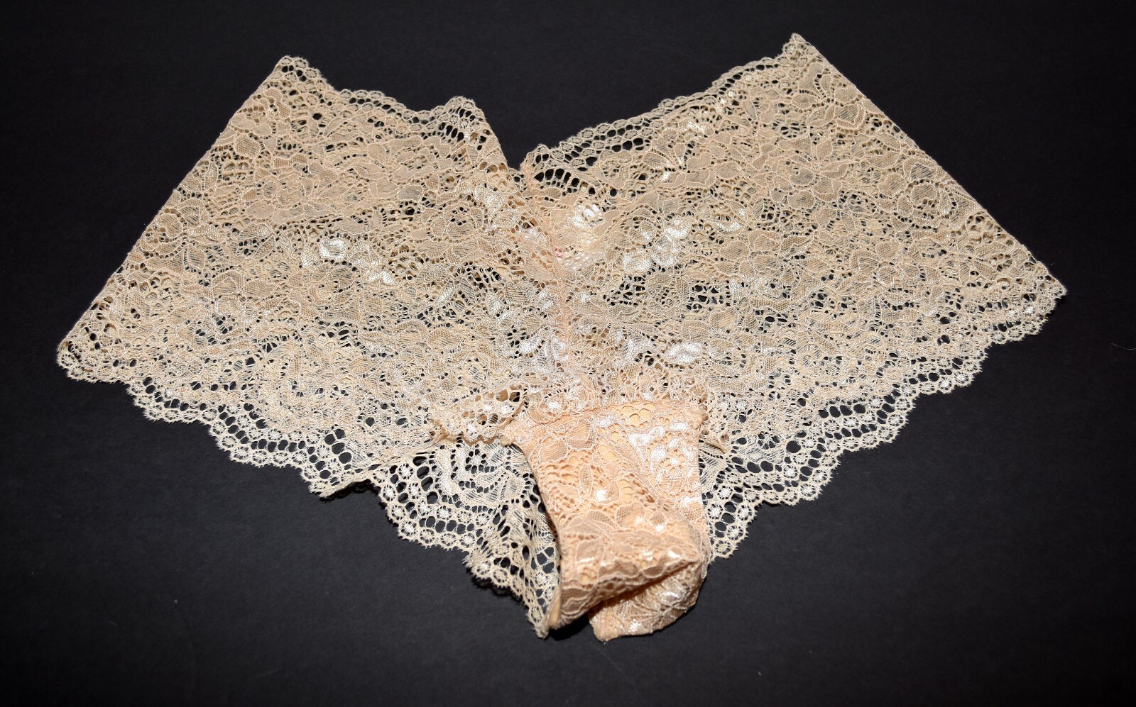 Isaac Mizrahi 2 Pairs Beige and Pink Floral Lace Hipster Panties Size PS NWOT