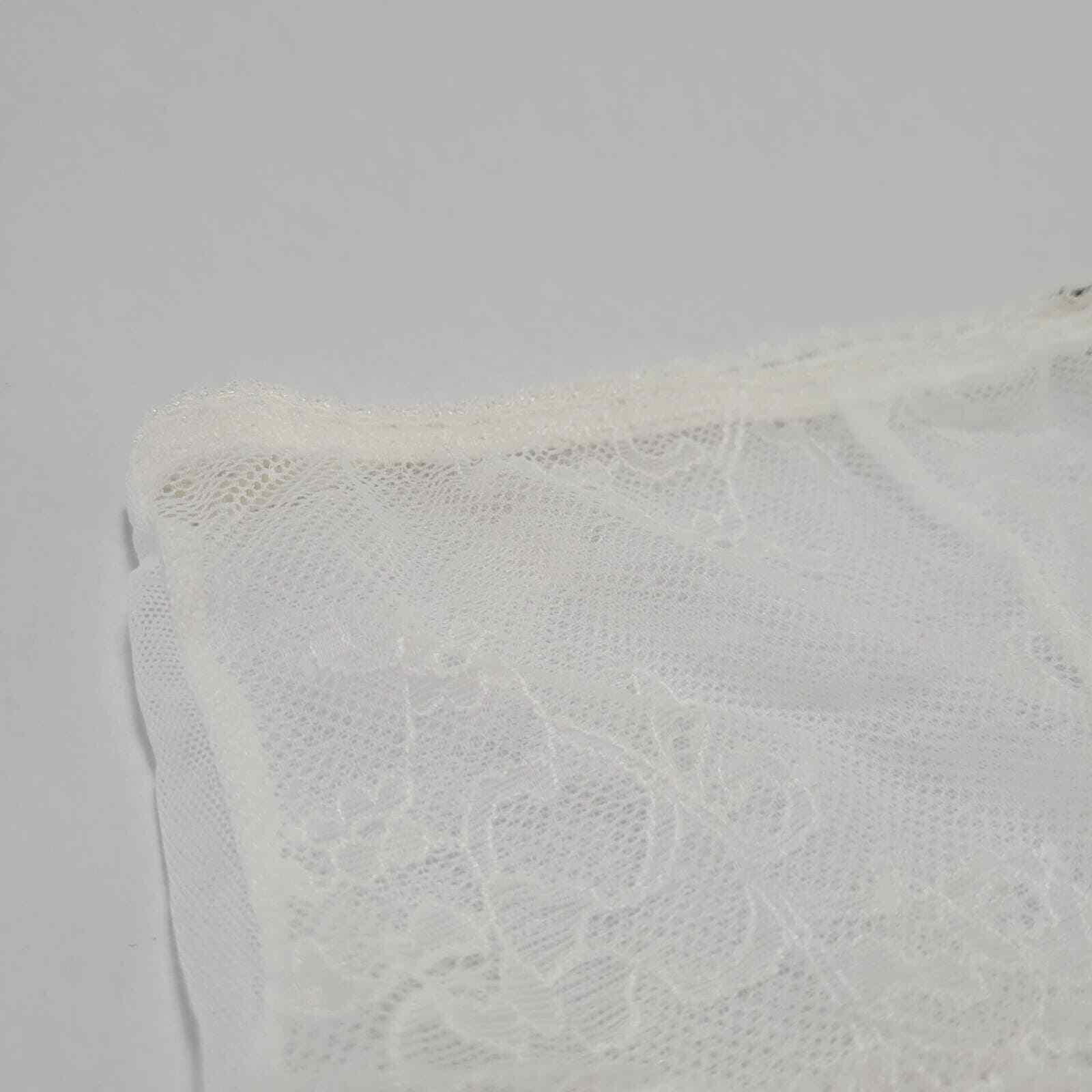 INC International Concepts Cheeky Lace Brief Panty, Washed White NWT $15 X-Large