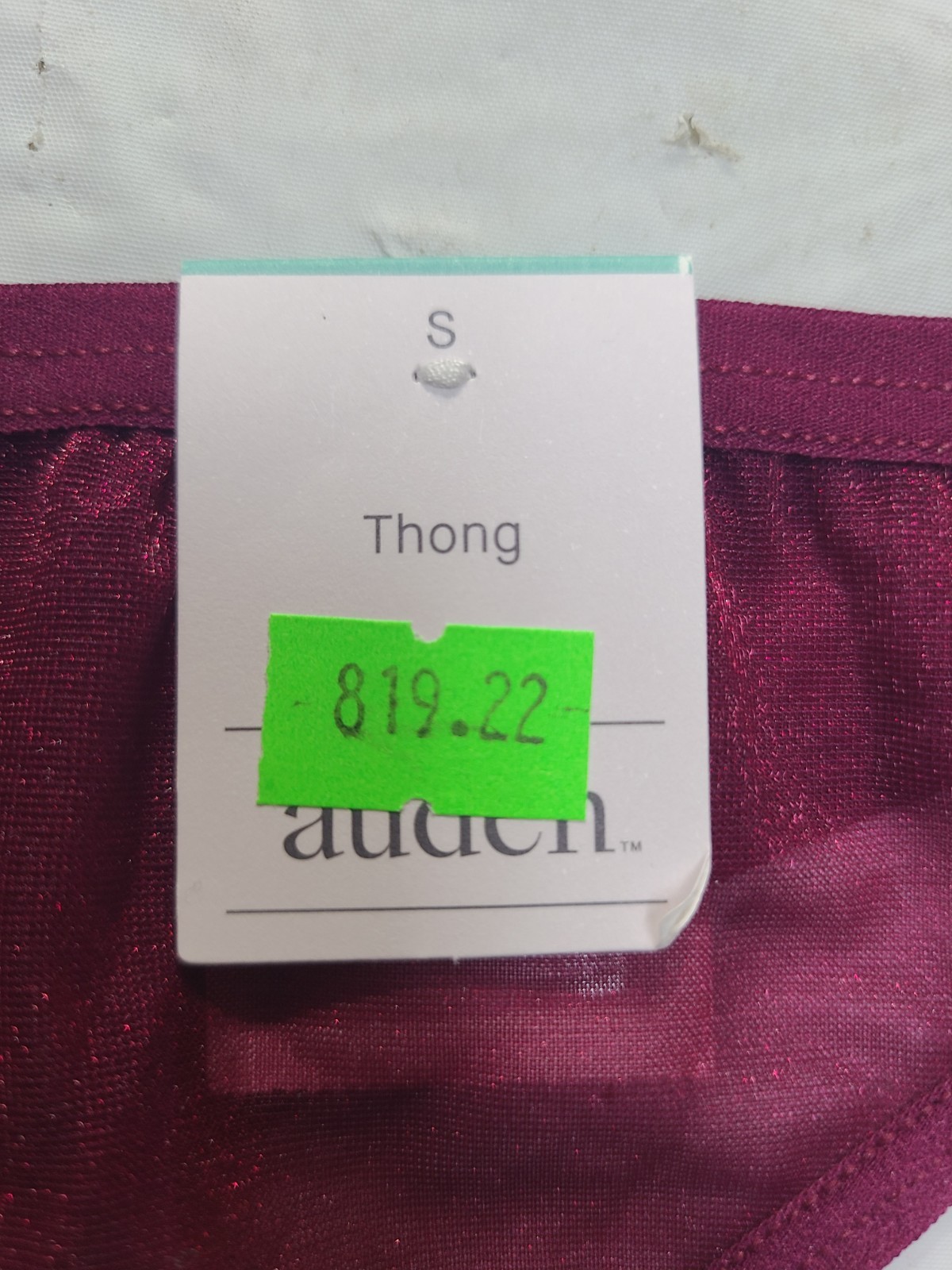 Women’s Mesh Thong Auden Pink Size Small