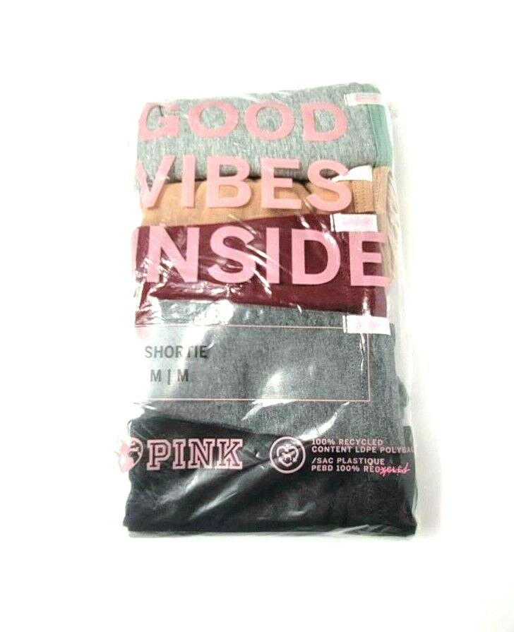 Victoria Secret PINK Panty 5 Pack Boyshort Hipsters Cotton Cheekster Panties 5PK