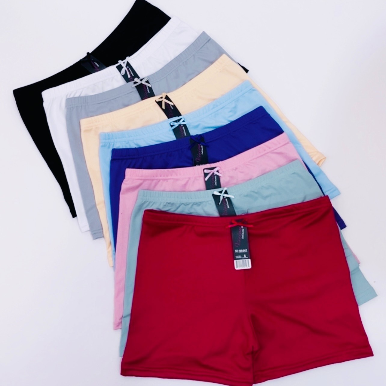 NEW Lot 6 Boyshorts Panties Polyester Underwear Women’s Ladies Girl 8547 Sz S-XL