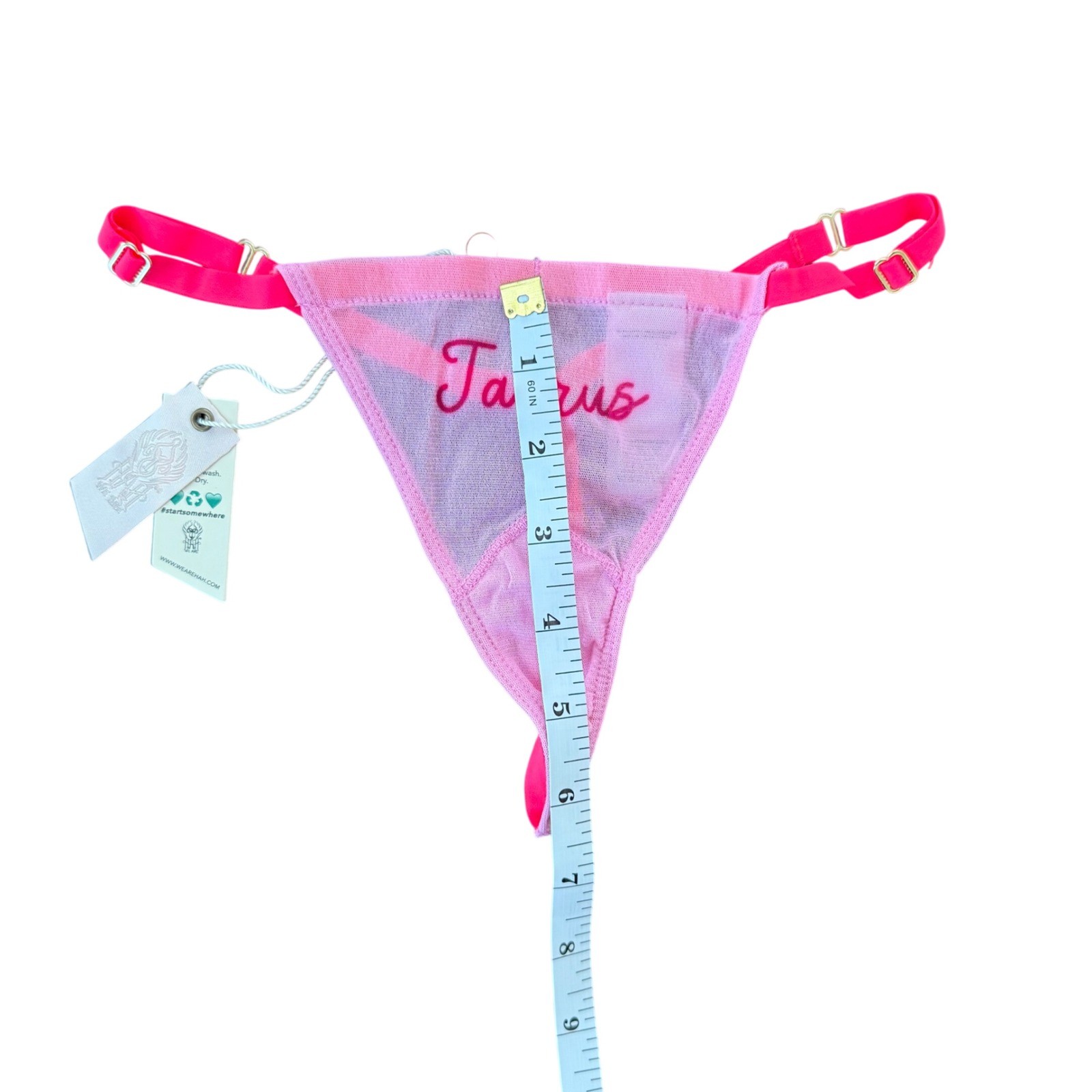 We Are HAH Taurus Zodiac Panties 3 Pack Mesh Thong One Size NEW