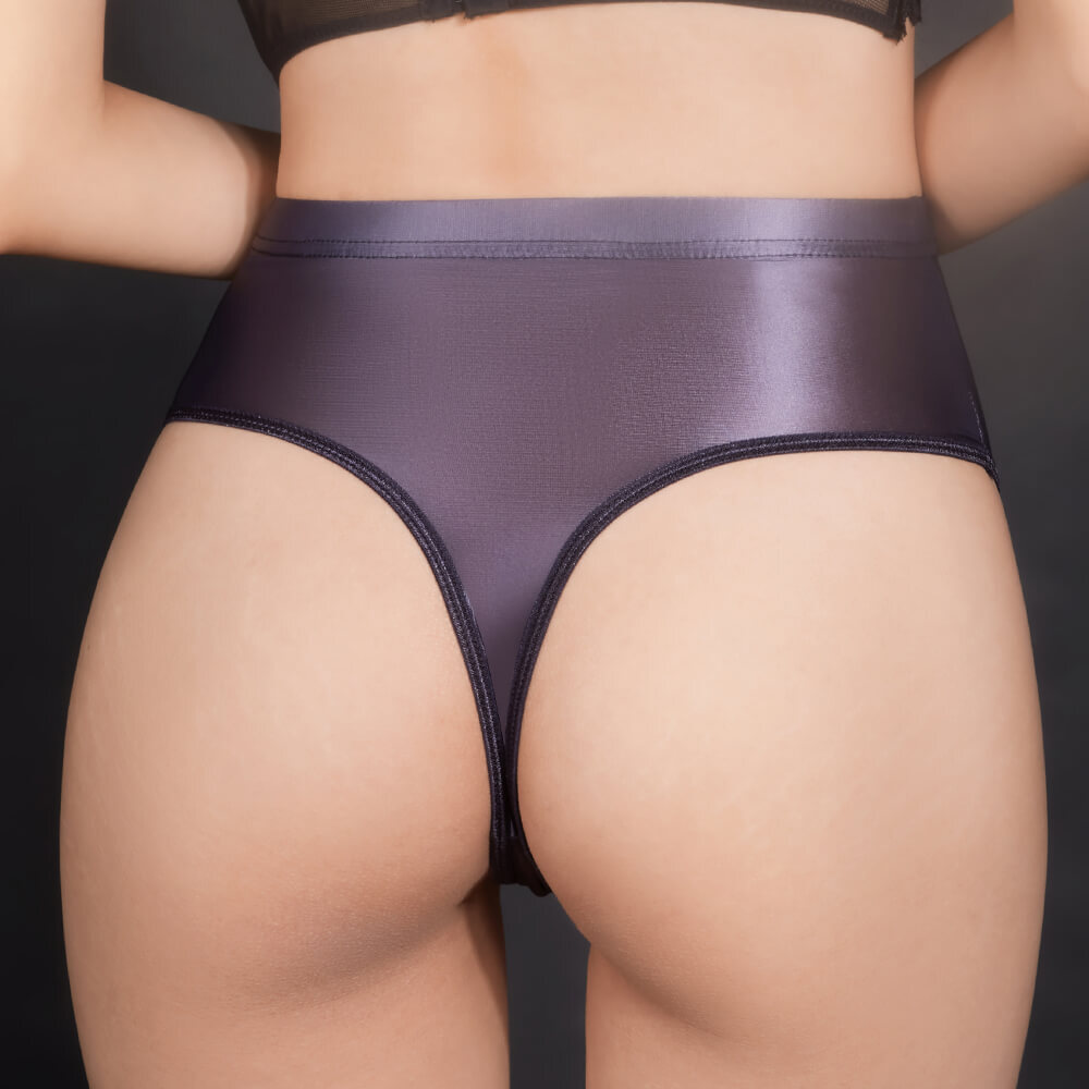 Women’s Oil Shiny Glossy Panties Bikini Briefs Knickers Thong G-string Underwear