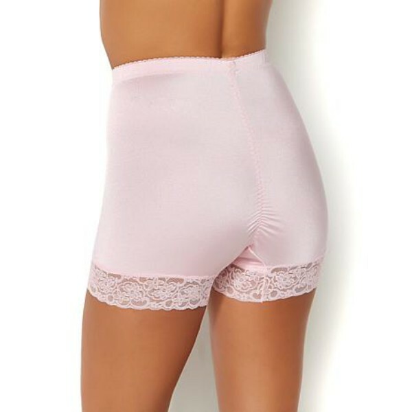Rhonda Shear Snowflake Print Lace Pin-Up Retro Style High Waist Panties New