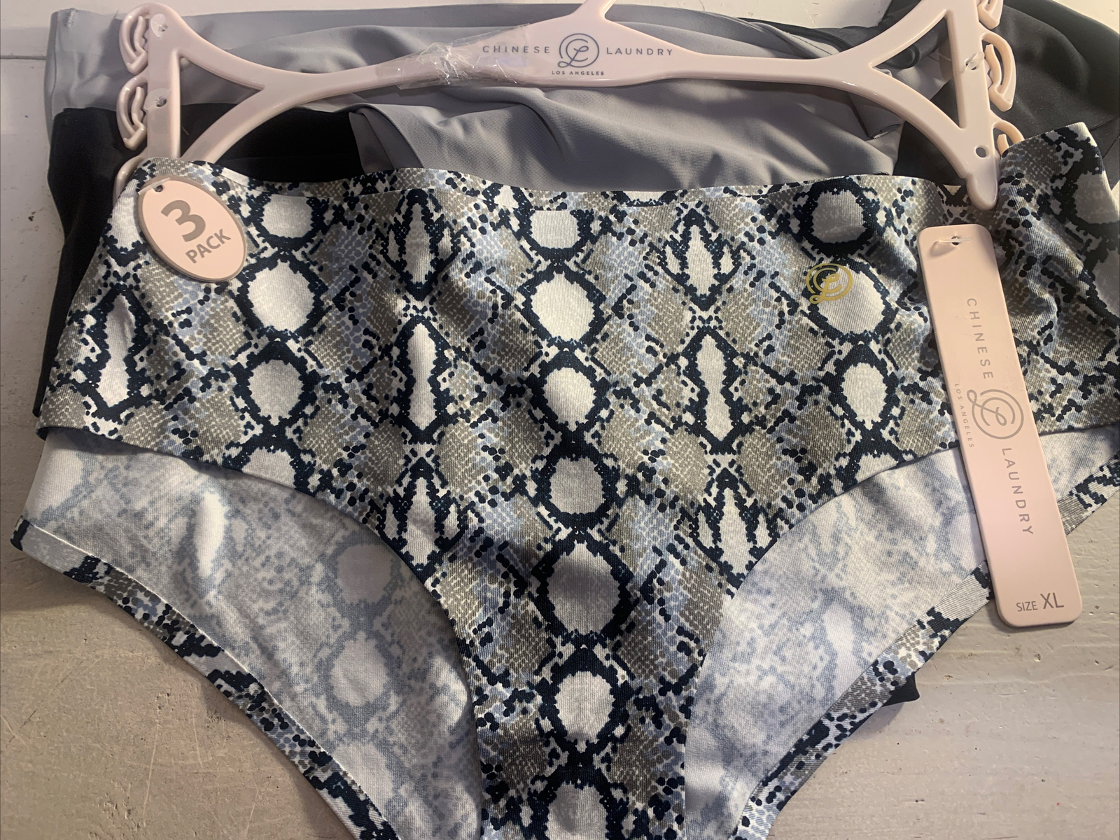 Chinese Laundry Hipster Panties 3 Pack Underwear Multicolor Size XL