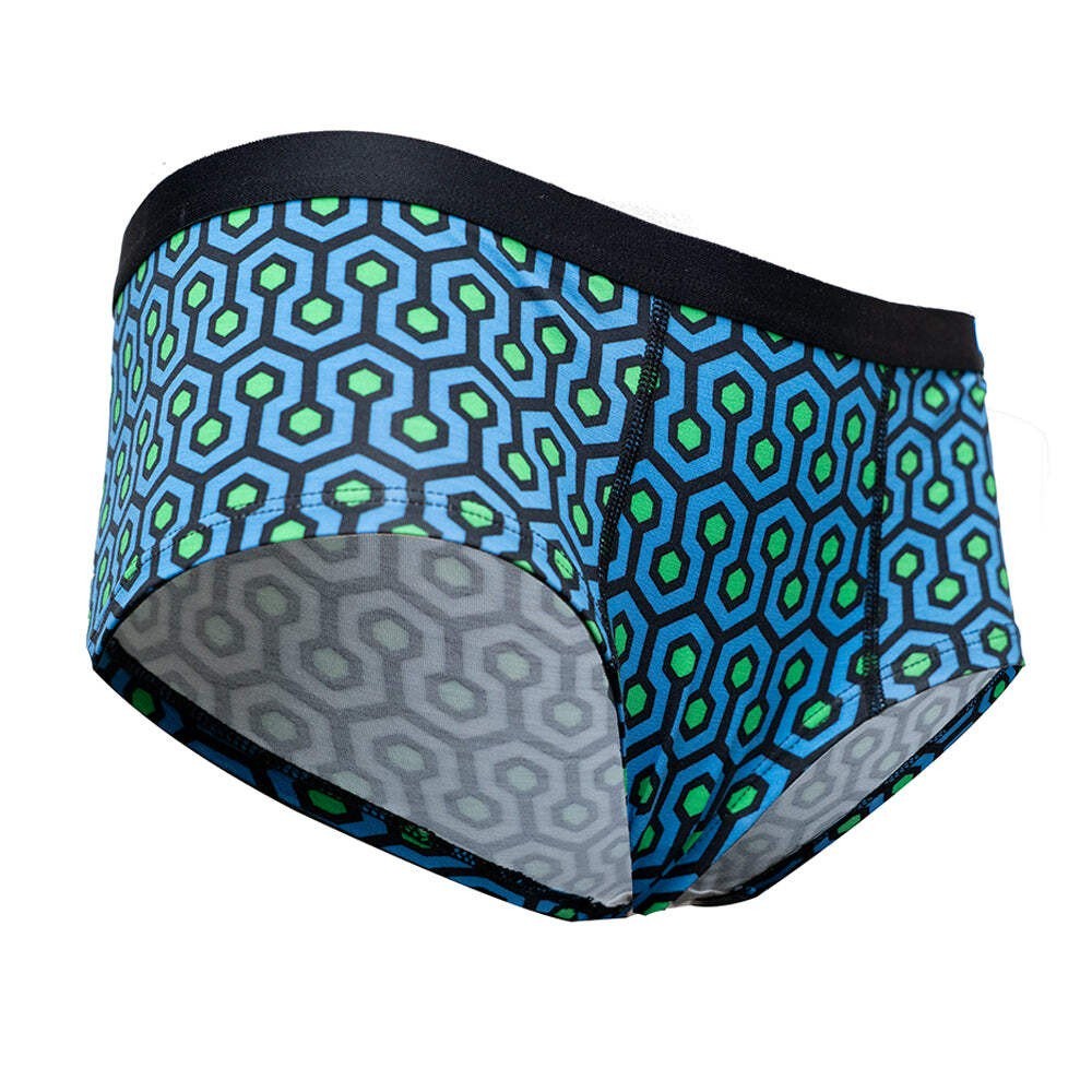 SHEATH Women’s Bamboo Hexagon Cheeky Boyshorts