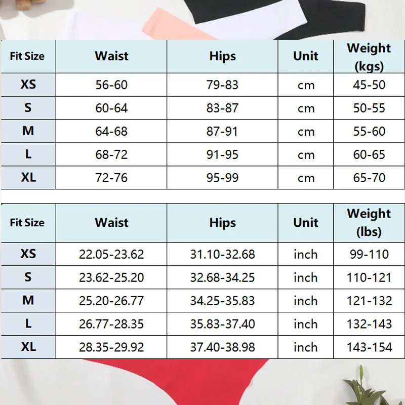Seamless Thong Panties Low Waist Soft Stretch Comfortable Everyday Wear 10PCS