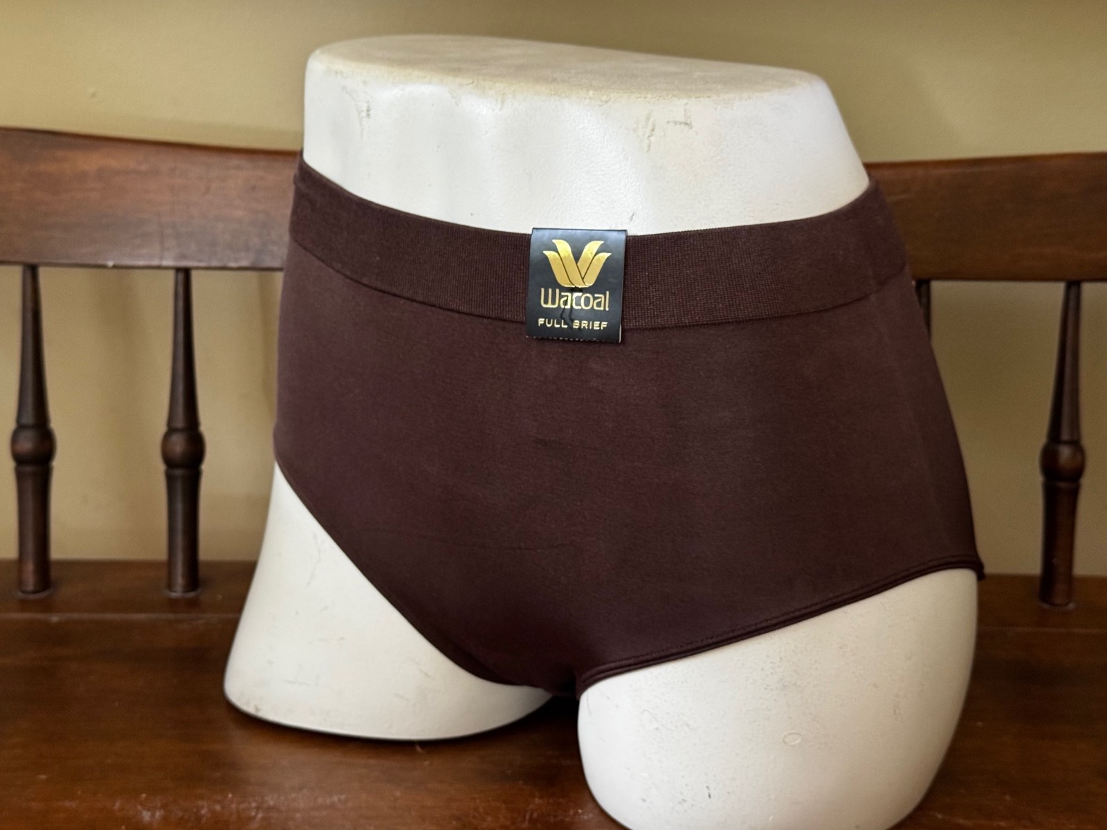 WACOAL 838175 HOT FUDGE BROWN ~ B-SMOOTH FULL BRIEF PANTIES ~ MEDIUM