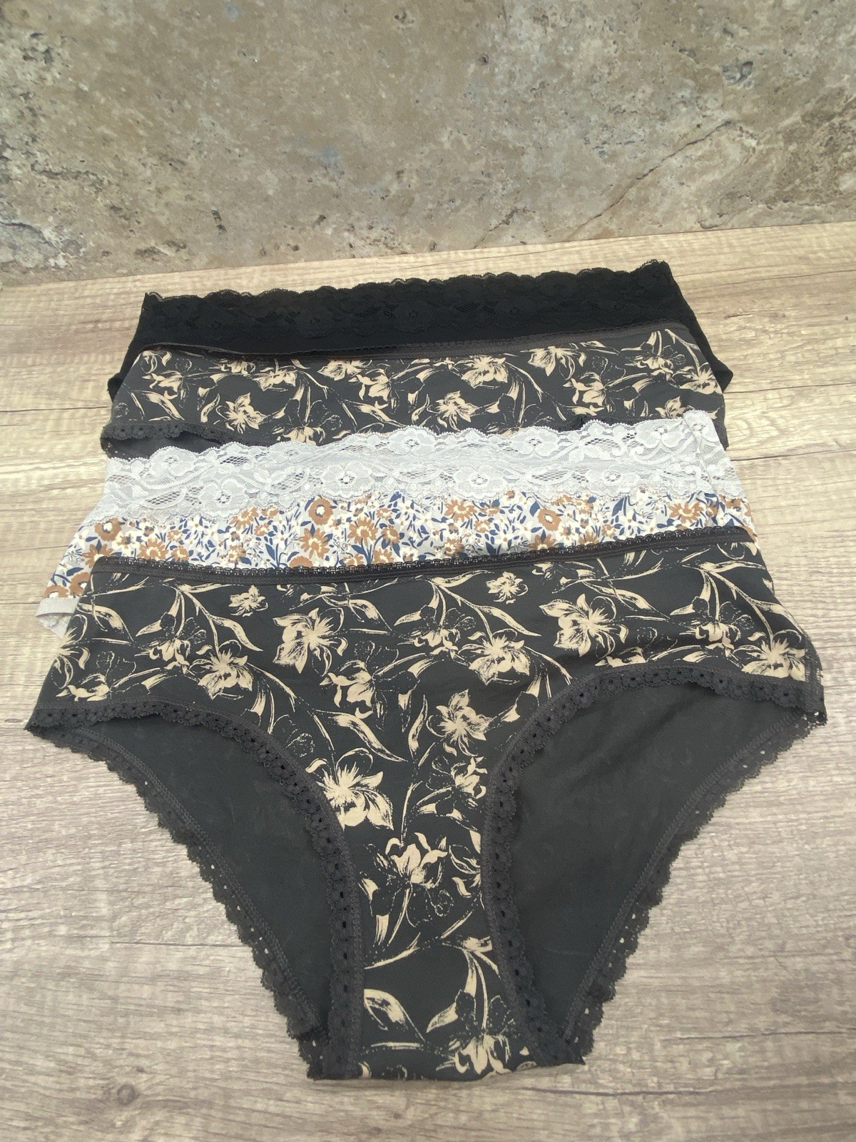 Pact Organic Cotton Bikini Panties 4 Pack Women’s Size XL Bundle