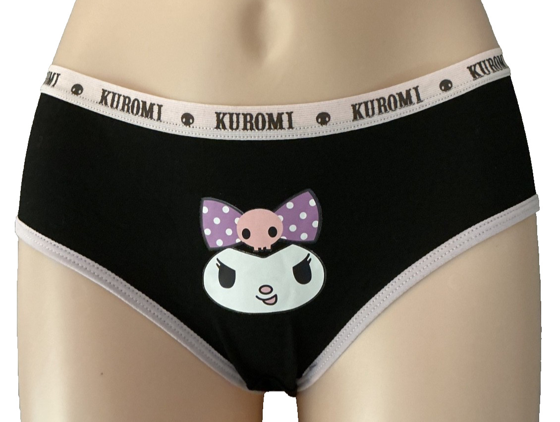 Sanrio Women’s Hello Kitty Kuromi Mid-Rise Hipster style Brief Panty size XL