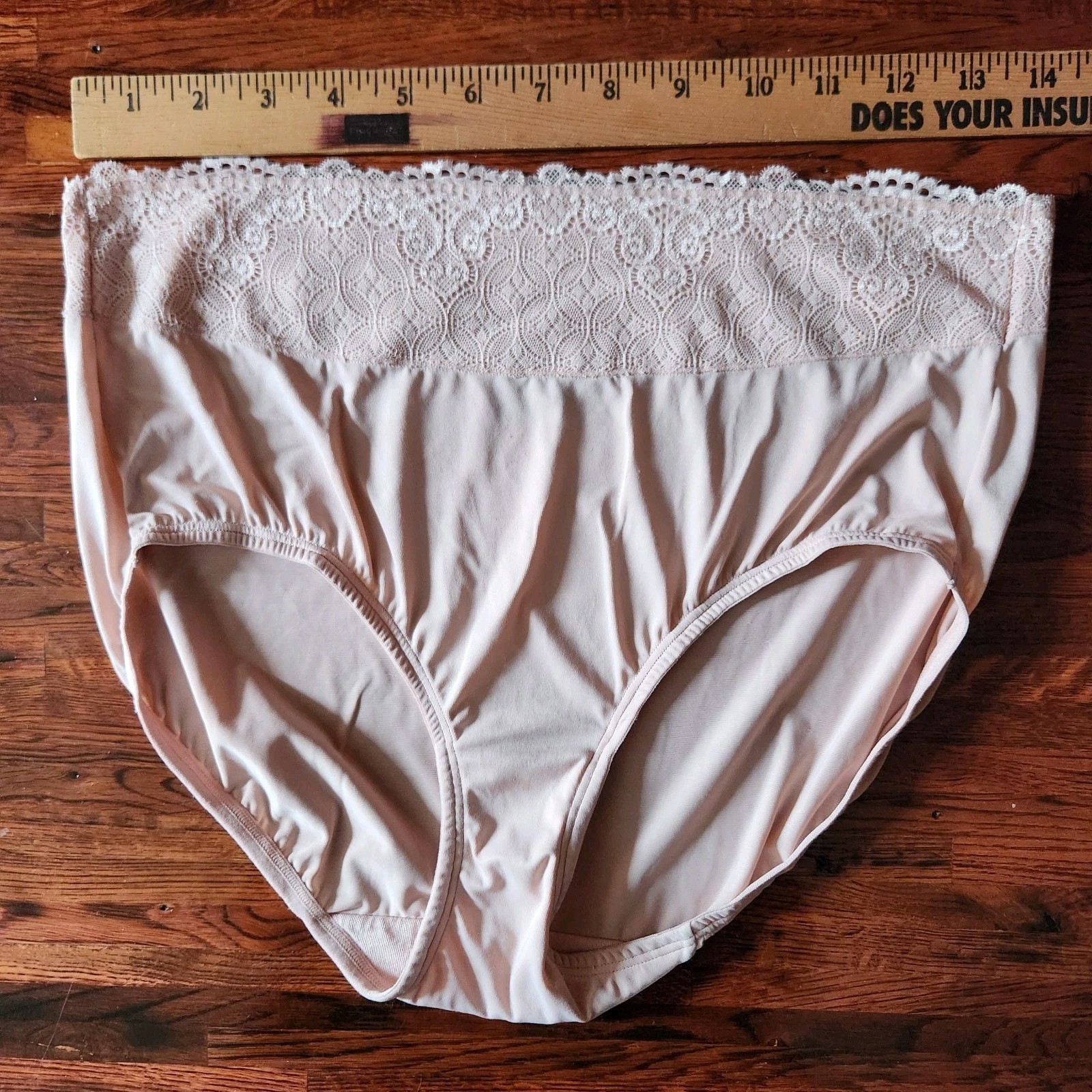 Bali Passion For Comfort Brief Womens 8XL Pink Panties Seamless Full Coverage