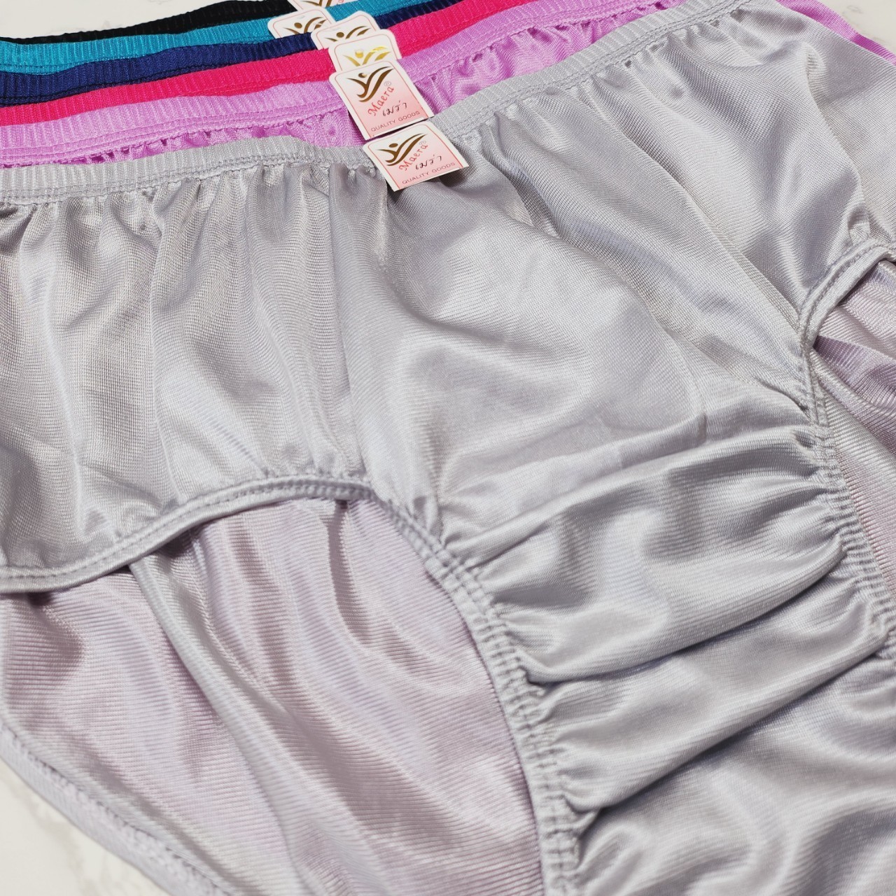Unisex Nylon Panties Men Women Underwear Plus Size Comfort High Waist Knickers