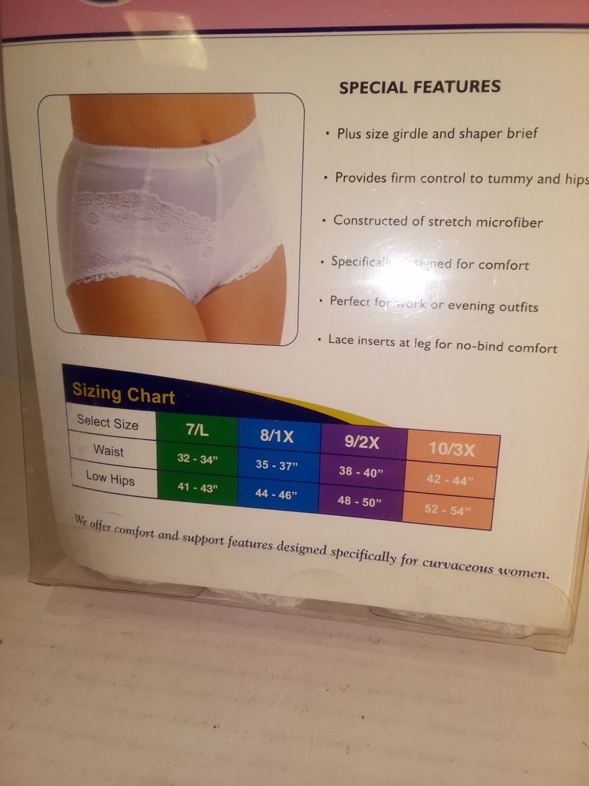 Delta Burke Collection Plus Size Control Brief Two Pack Brand New Size 9/2x