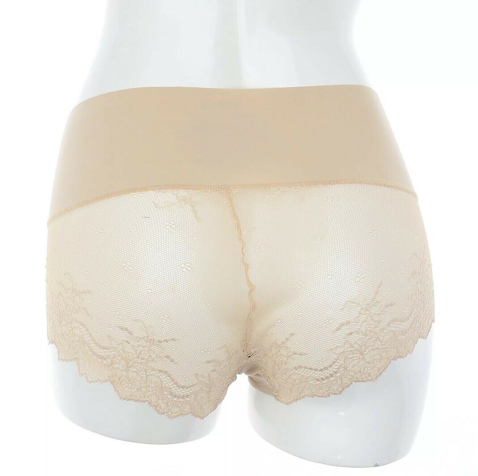 Spanx S10104 Womens Soft Nude Cheeky High-Waist Hipster Panties Size M