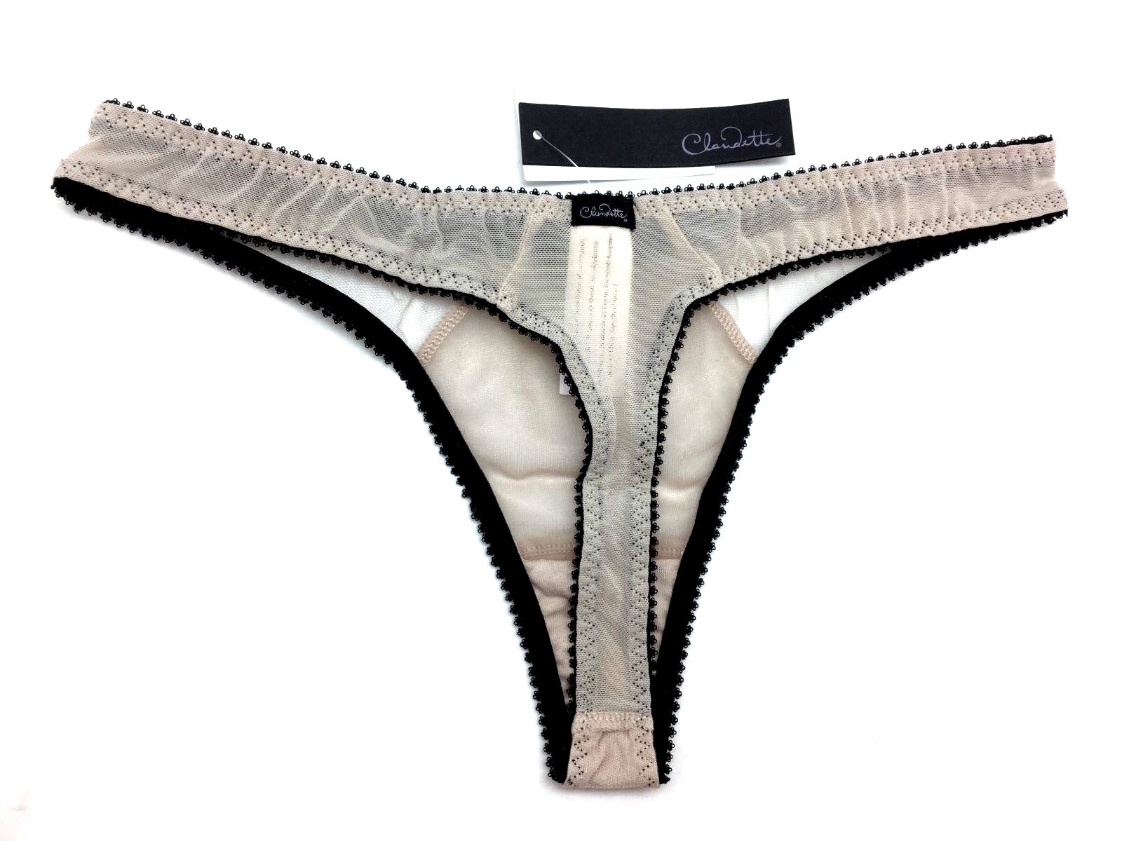 Love Claudette Dessous Thong Bikini Panty Briefs Panties Lingerie Blondie Black