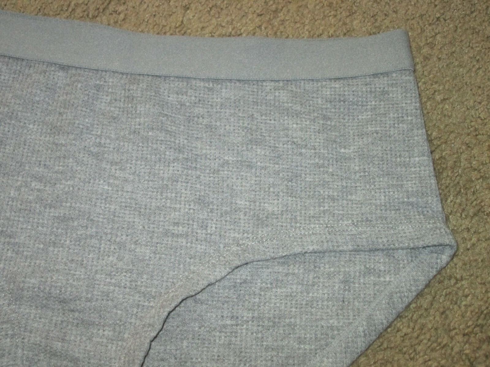 Colsie hipster thermal panty-size S-NWOT-1 item-heather gray-seems larger than S