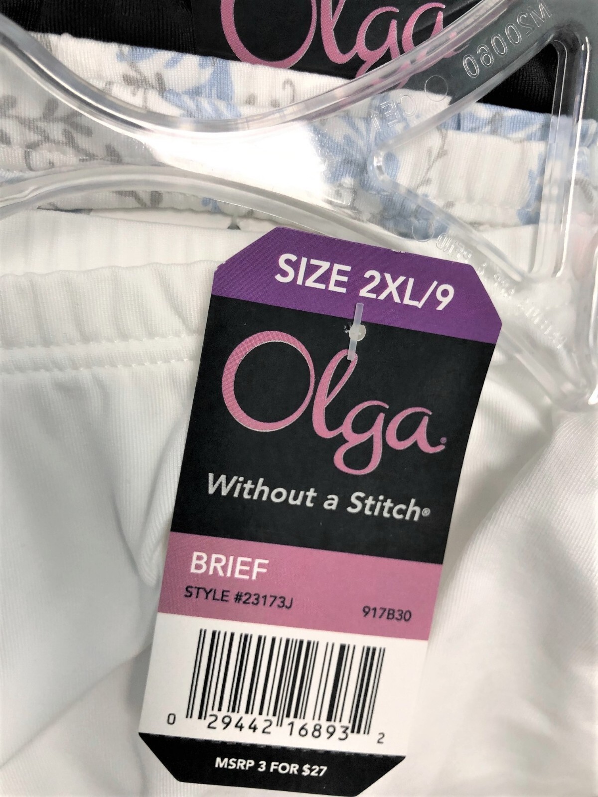 Olga Brief Panties Without A Stitch Silky Smooth Full Coverage Style 23173J